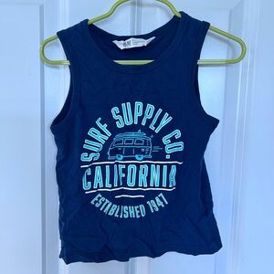 H&M Kids Blue Surf Supply Tank Top